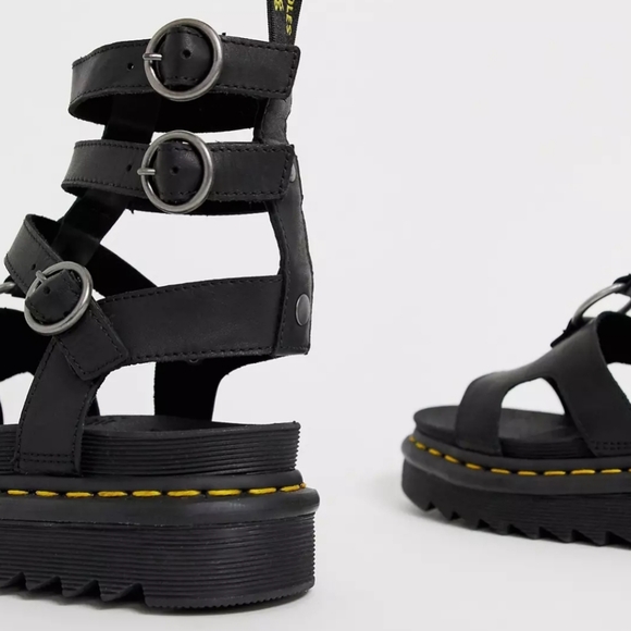 Dr. Martens | Shoes | Dr Martens Adaira New Nwt Gladiator Sandals Size 7  Leather With Tags And Box | Poshmark